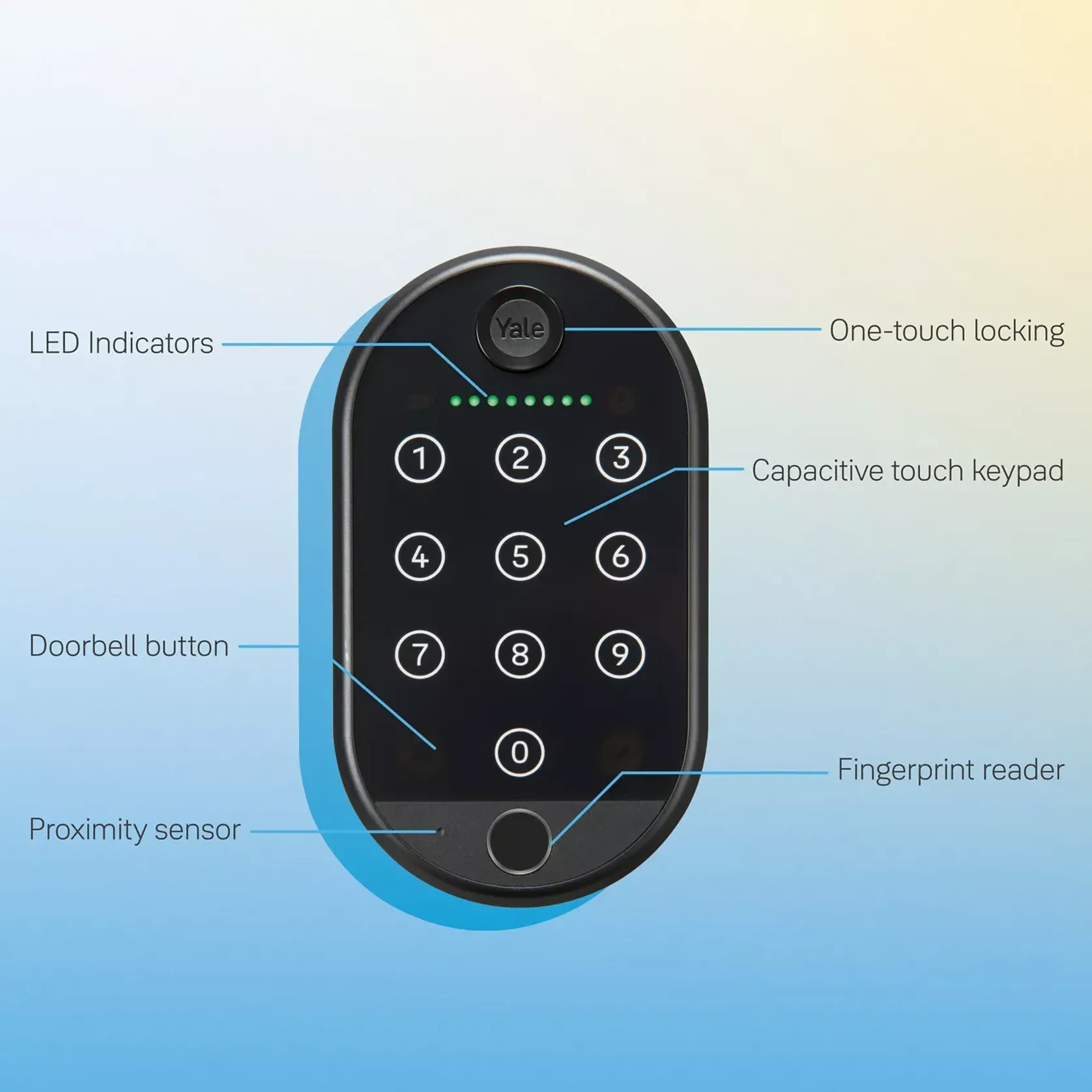 Yale Smart Keypad 2 - Fingerprint | Yale gallery detail image