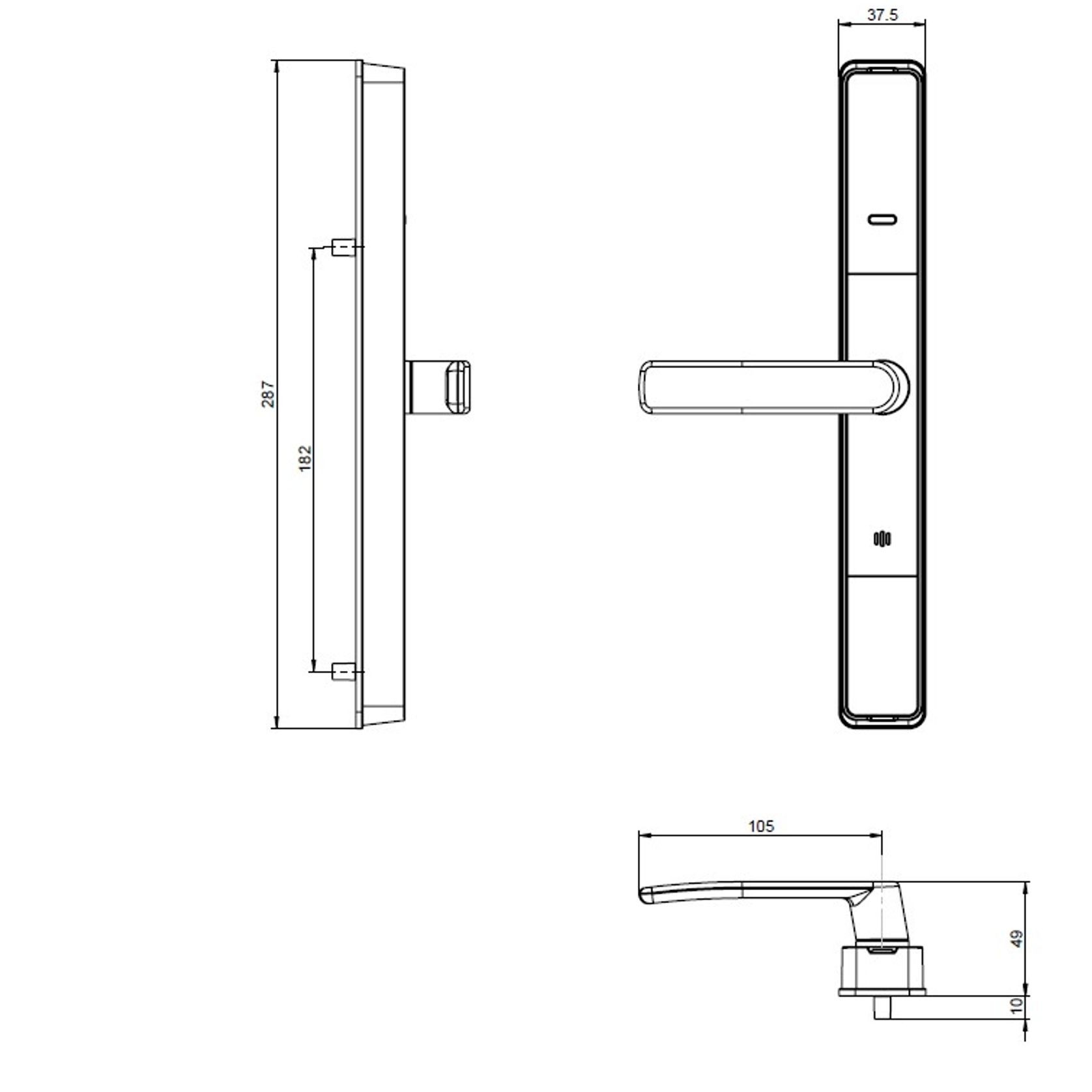 Yale Unity Slim Smart Lock gallery detail image