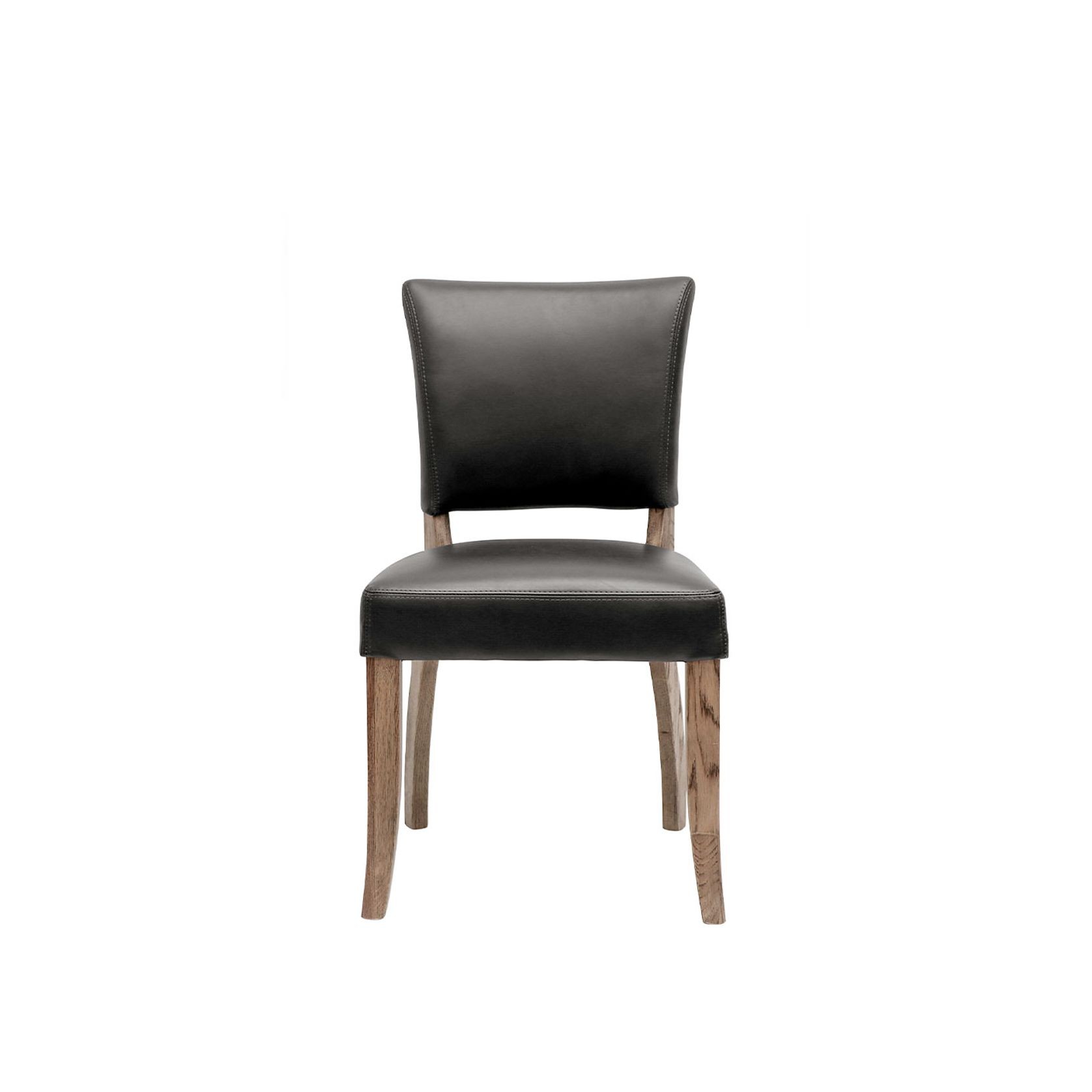 Crane Leather Dining Chair - Black gallery detail image