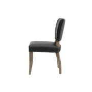 Crane Leather Dining Chair - Black gallery detail image