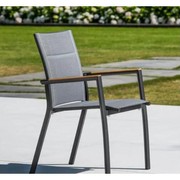 Barcelona Extension Outdoor Table & Sevilla Teak Chairs gallery detail image