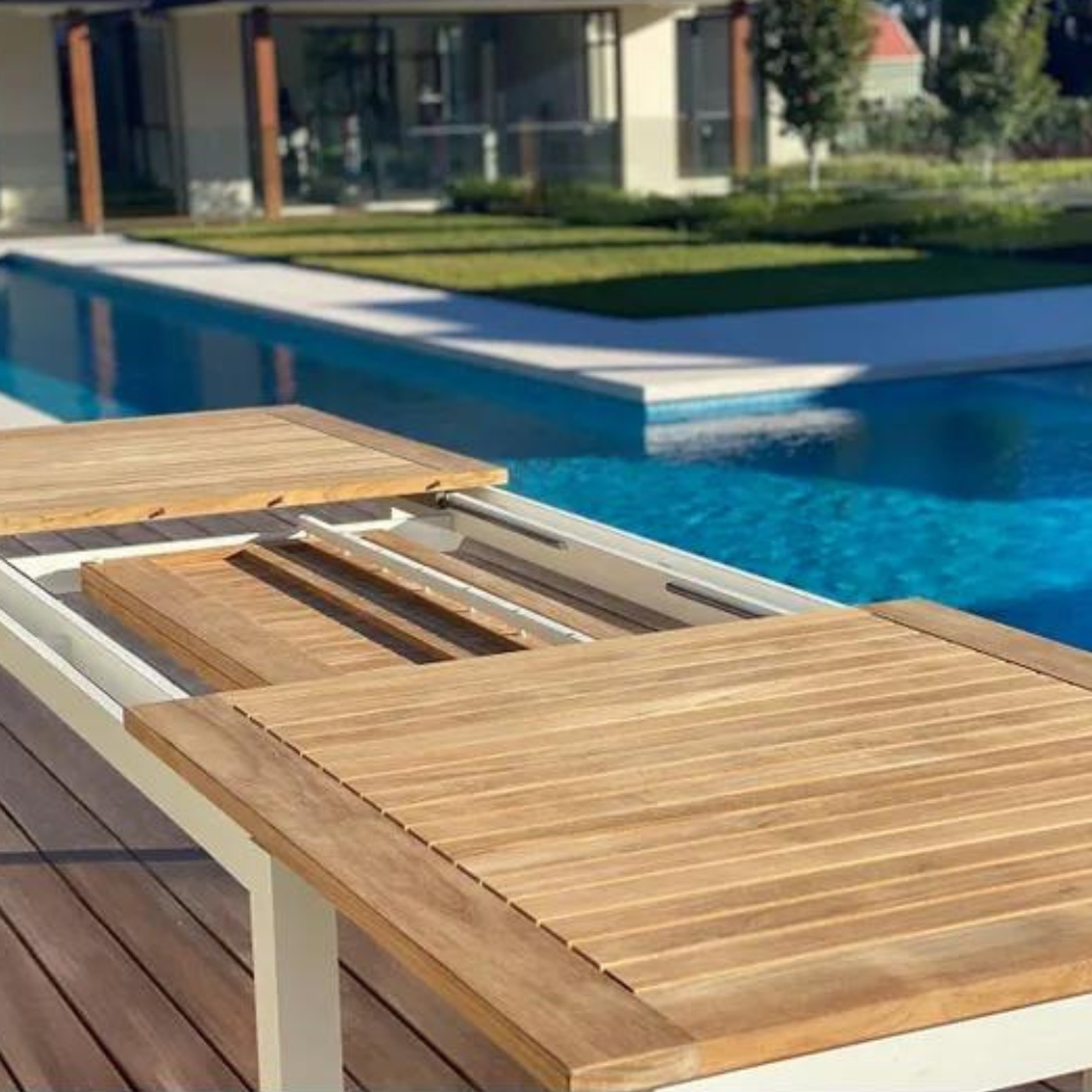 Barcelona Outdoor Table with 10 Nivala Chairs gallery detail image