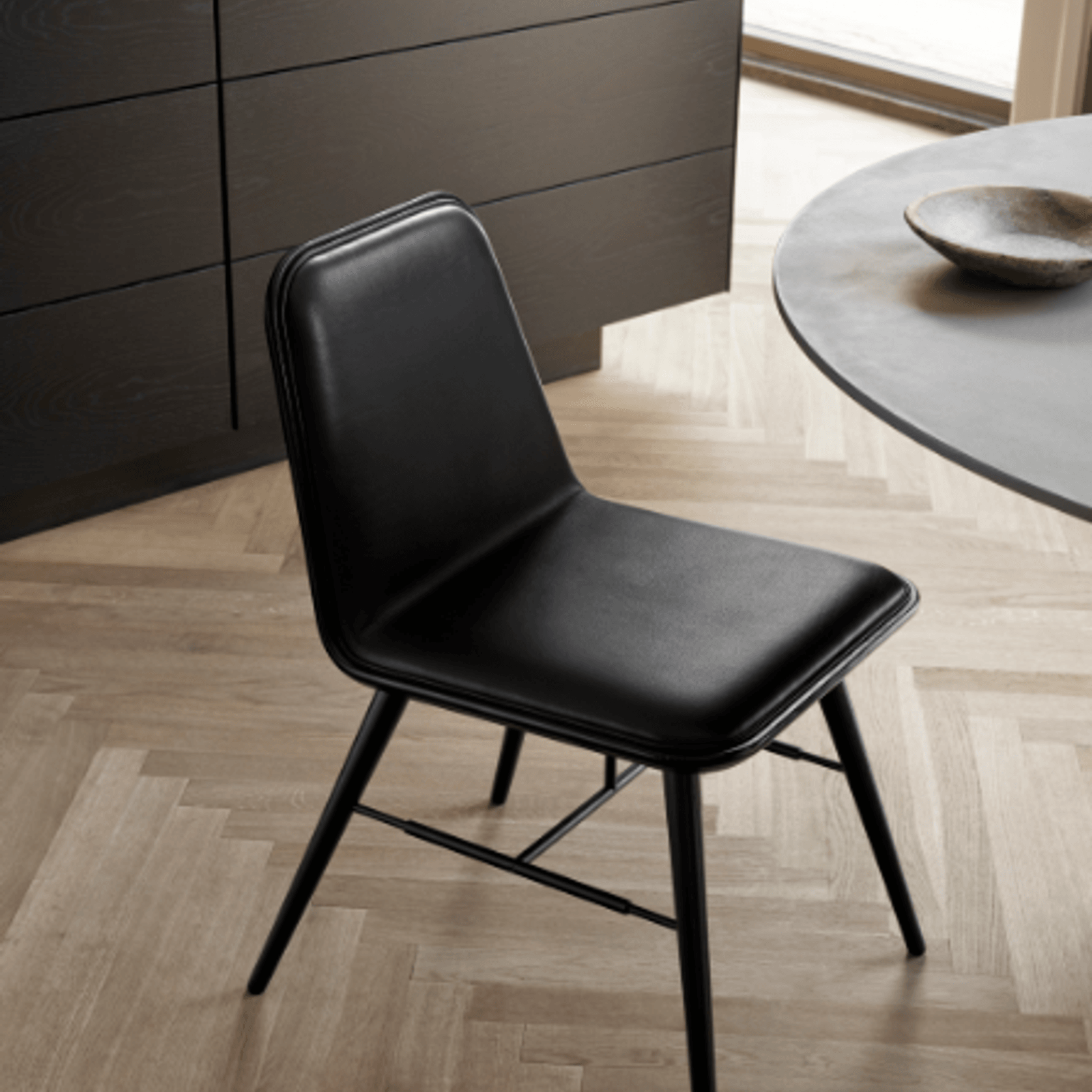 Spine Wood Chair Front Upholstery by Fredericia gallery detail image
