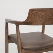 Ealing Dining Chair Brown Leather gallery detail image