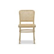 Prague Solid Teak Bentwood Cane Dining Chair | Natural | Set of 2 gallery detail image