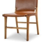 Lazie Leather Sling Dining Chairs | Set of 2 | Coco Tan gallery detail image