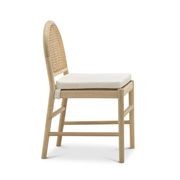 Estelle Rattan Arch Dining Chair | Cream Bouclé | Pair gallery detail image