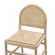 Estelle Rattan Arch Dining Chair | Cream Bouclé | Pair gallery detail image