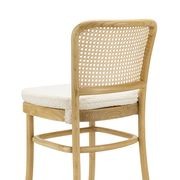 Prague Dining Chair | Cream Boucle & Natural | Set of 2 gallery detail image