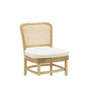 Prague Dining Chair | Cream Boucle & Natural | Set of 2 gallery detail image