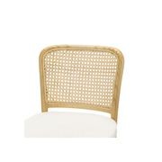 Prague Dining Chair | Cream Boucle & Natural | Set of 2 gallery detail image