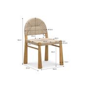 Caliste Woven Rope Arch Dining Chair | Indoor & Outdoor gallery detail image