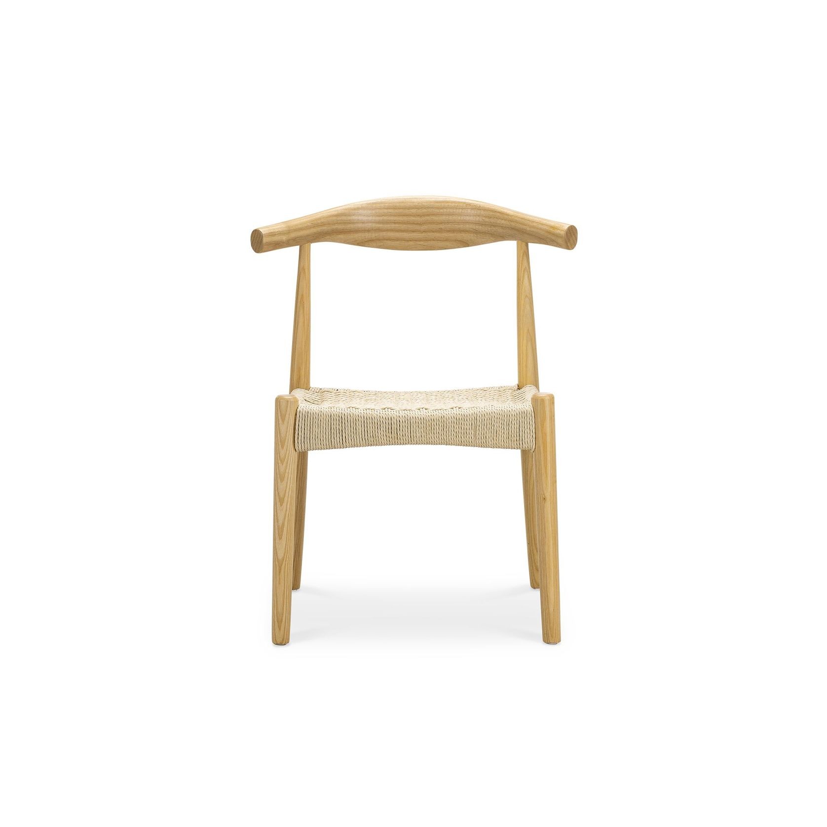 Elba Ashwood Woven Cord Dining Chair | Natural | Set of 2 gallery detail image