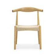 Elba Ashwood Woven Cord Dining Chair | Natural | Set of 2 gallery detail image