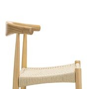 Elba Ashwood Woven Cord Dining Chair | Natural | Set of 2 gallery detail image