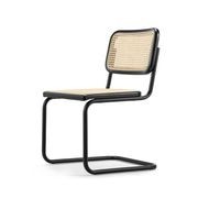 Blaire Rattan Cantilever Dining Chair | Set of 2 | Natural & Black gallery detail image