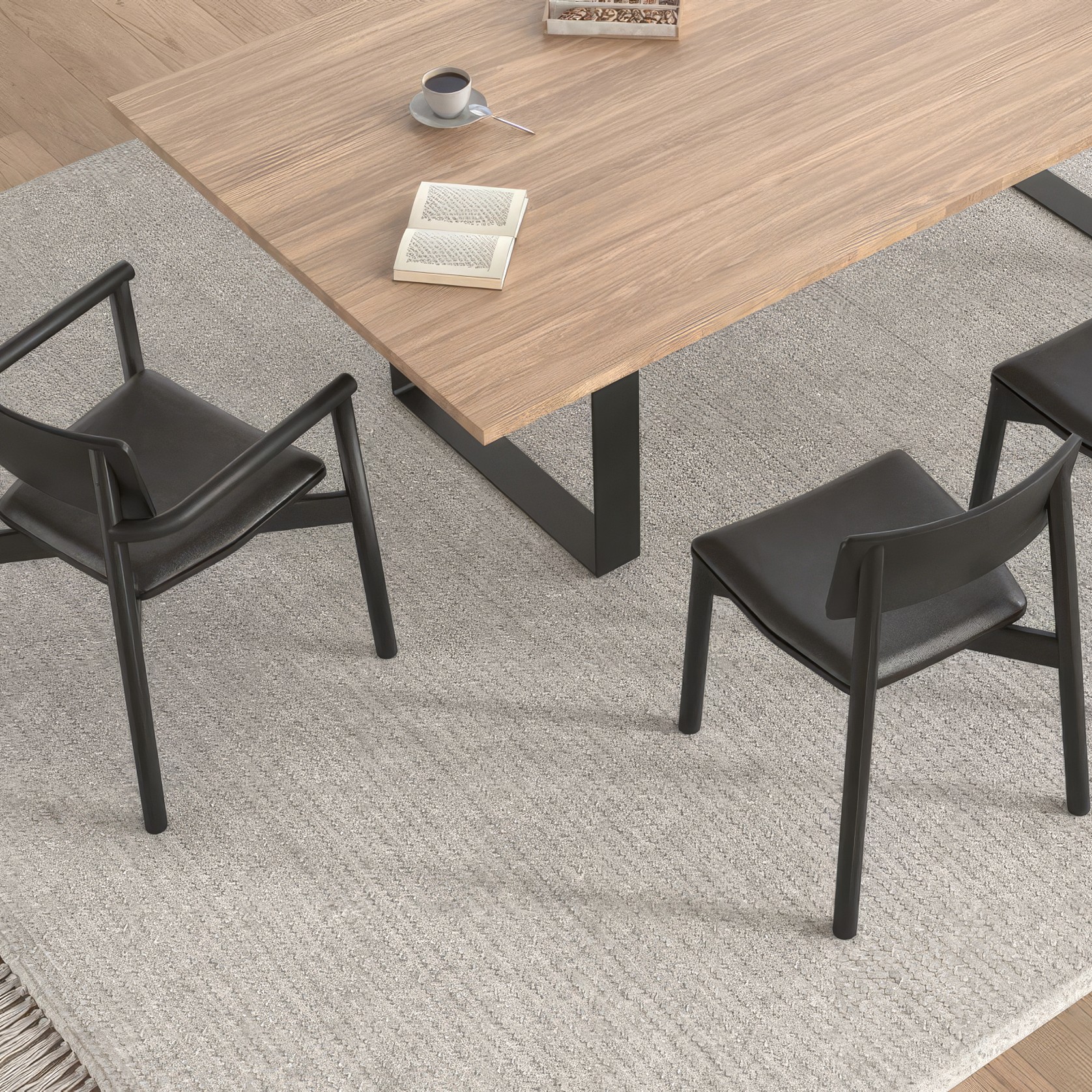 Andi Chair - Black Ash with Pad gallery detail image
