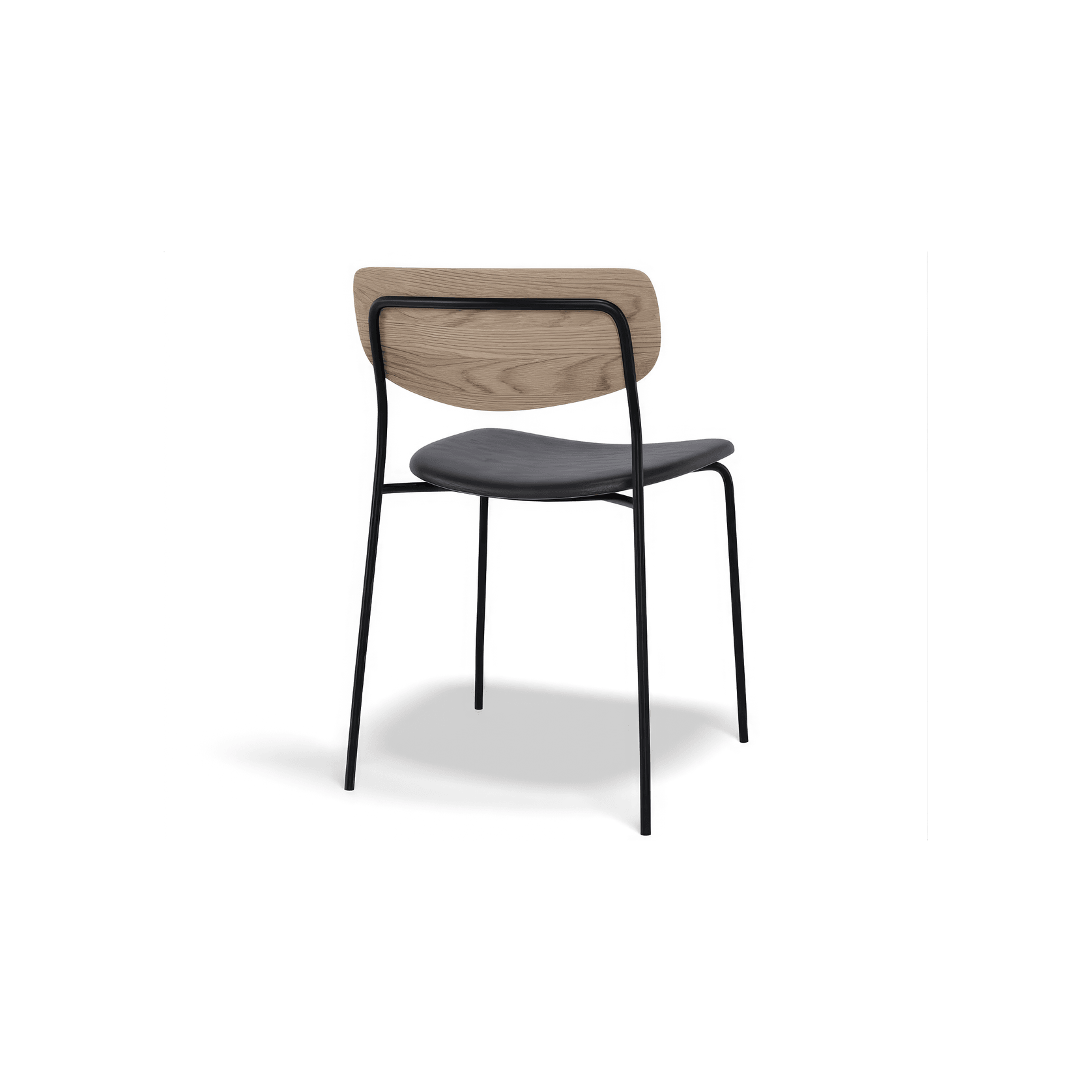 Rylie Chair - Padded Seat with Natural Backrest gallery detail image