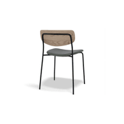 Rylie Chair - Padded Seat with Natural Backrest gallery detail image