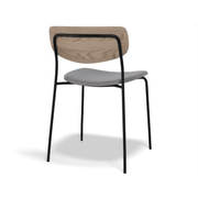 Rylie Chair - Padded Seat with Natural Backrest gallery detail image