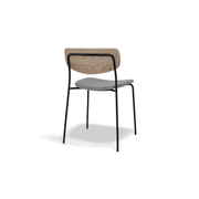 Rylie Chair - Padded Seat with Natural Backrest gallery detail image