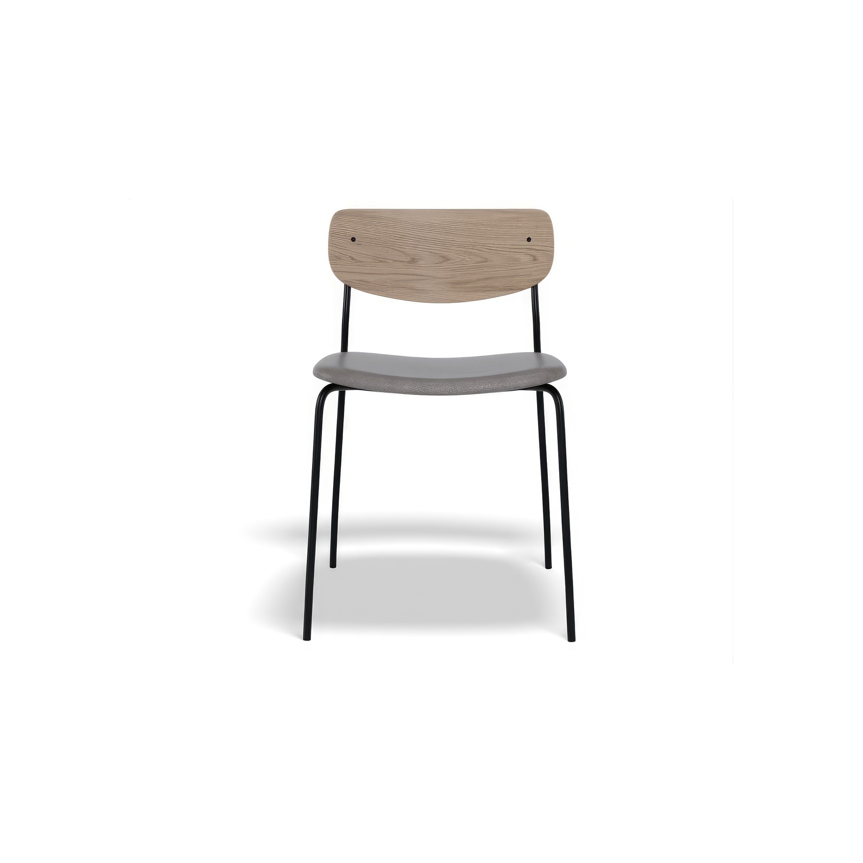 Rylie Chair - Padded Seat with Natural Backrest gallery detail image