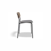 Rylie Chair - Padded Seat with Natural Backrest gallery detail image