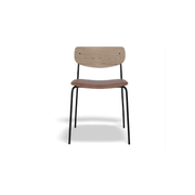 Rylie Chair - Padded Seat with Natural Backrest gallery detail image
