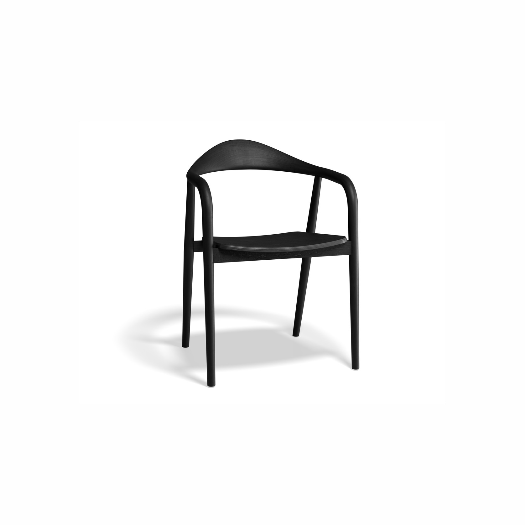 Arki Armchair - Black Ash gallery detail image