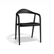Arki Armchair - Black Ash gallery detail image