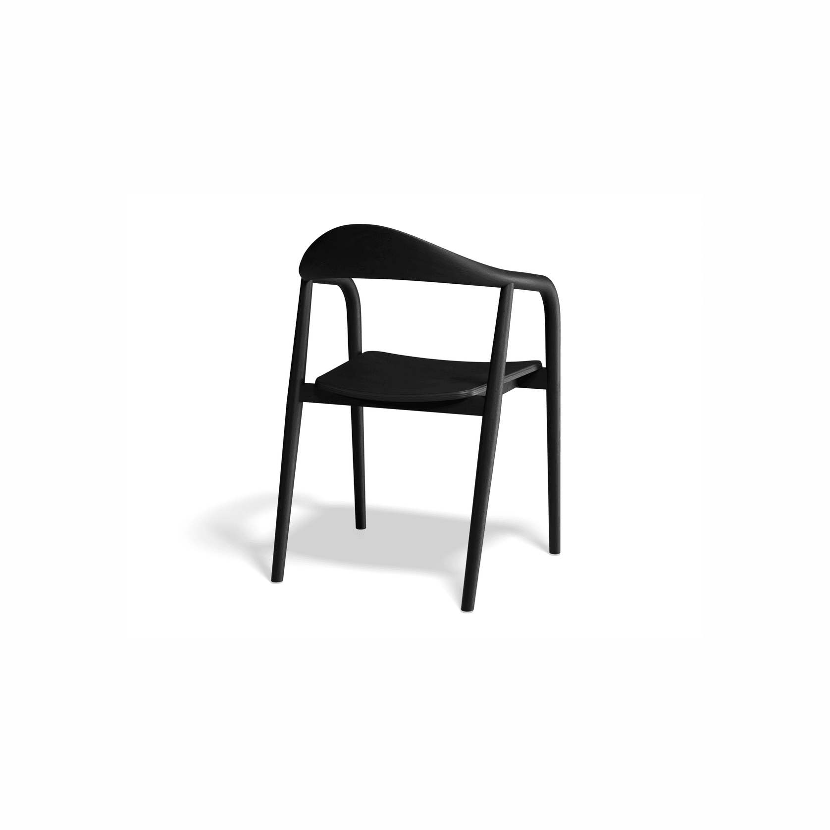 Arki Armchair - Black Ash gallery detail image