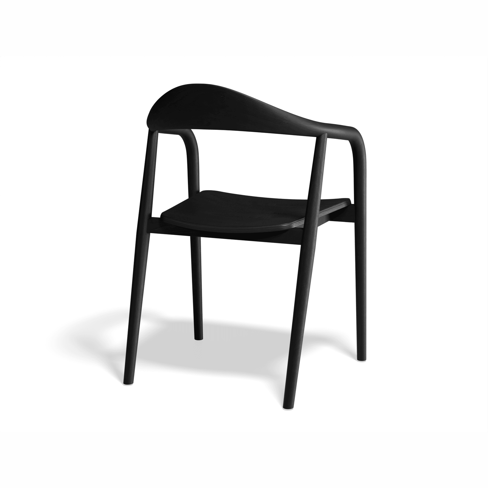 Arki Armchair - Black Ash gallery detail image