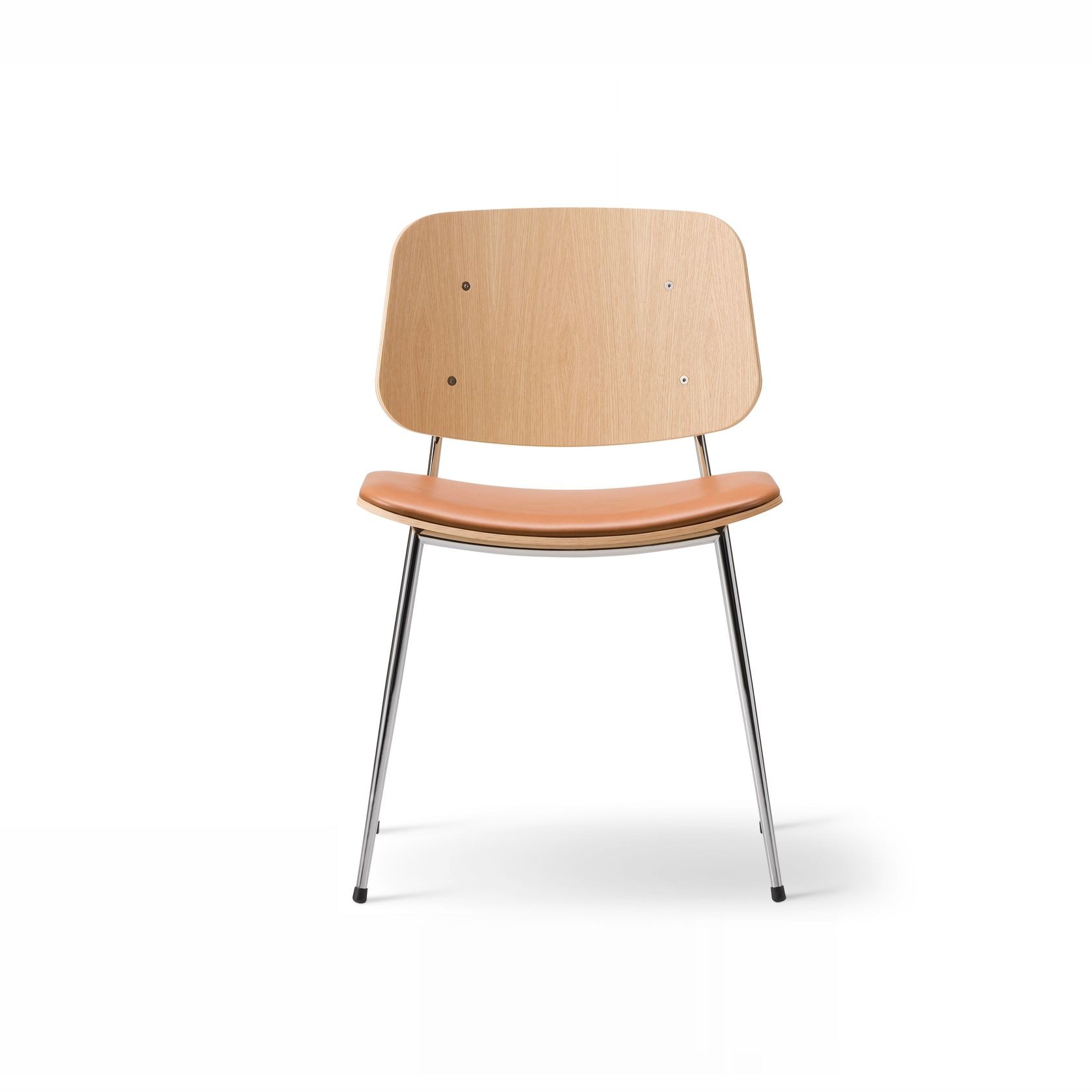 Søborg Chair Steel Frame Seat Upholstery by Fredericia gallery detail image