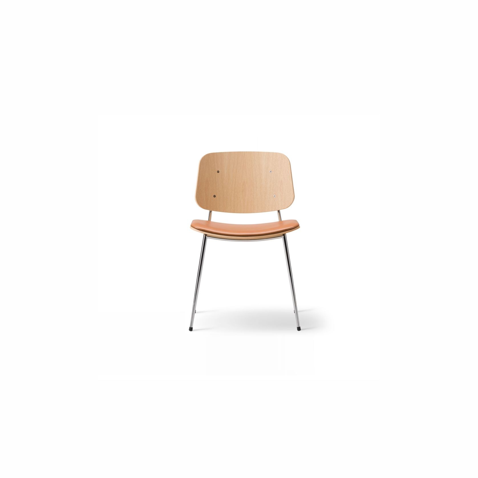 Søborg Chair Steel Frame Seat Upholstery by Fredericia gallery detail image