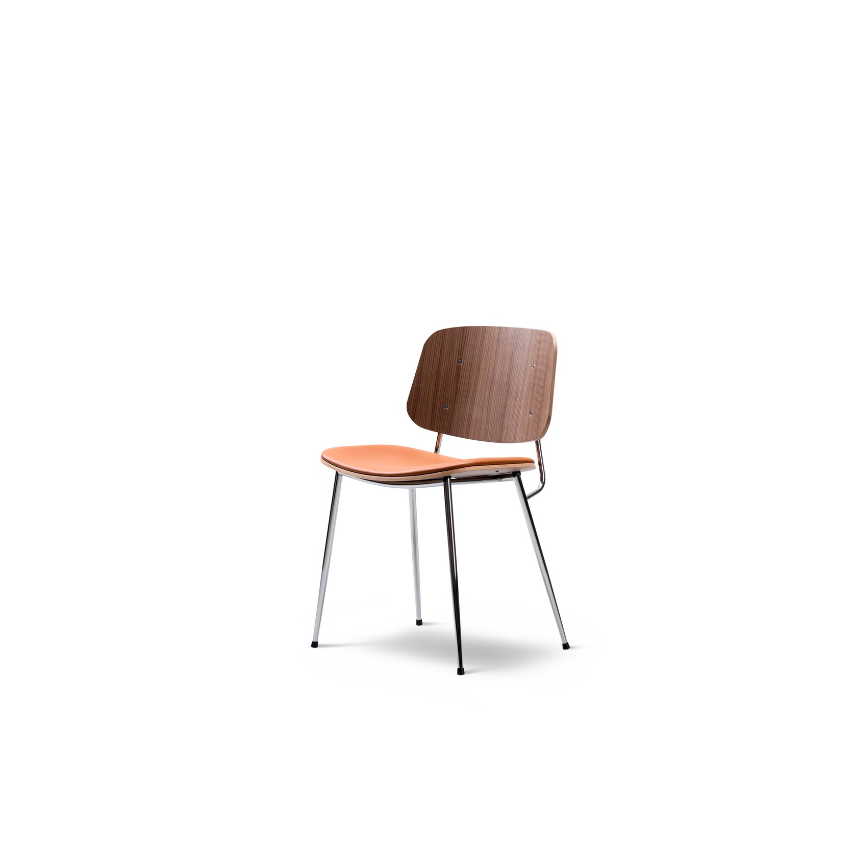 Søborg Chair Steel Frame Seat Upholstery by Fredericia gallery detail image