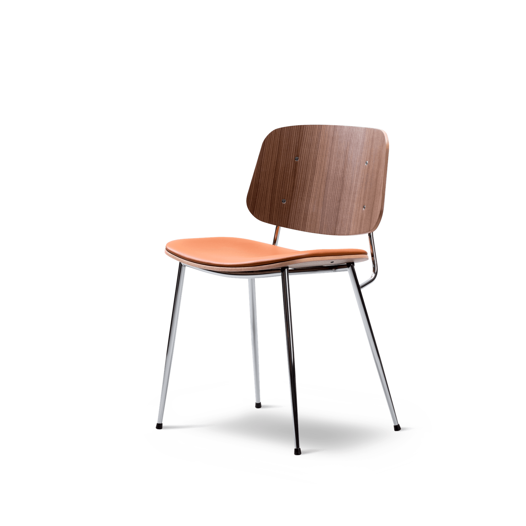 Søborg Chair Steel Frame Seat Upholstery by Fredericia gallery detail image