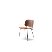 Søborg Chair Steel Frame Seat Upholstery by Fredericia gallery detail image