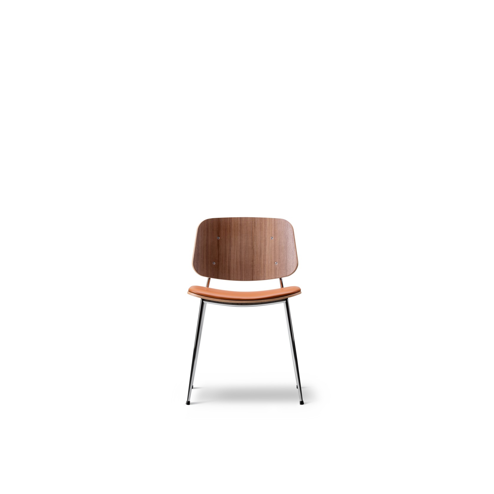 Søborg Chair Steel Frame Seat Upholstery by Fredericia gallery detail image