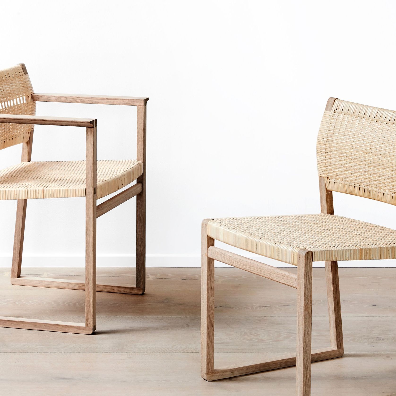 BM61 Chair Cane Wicker by Fredericia gallery detail image
