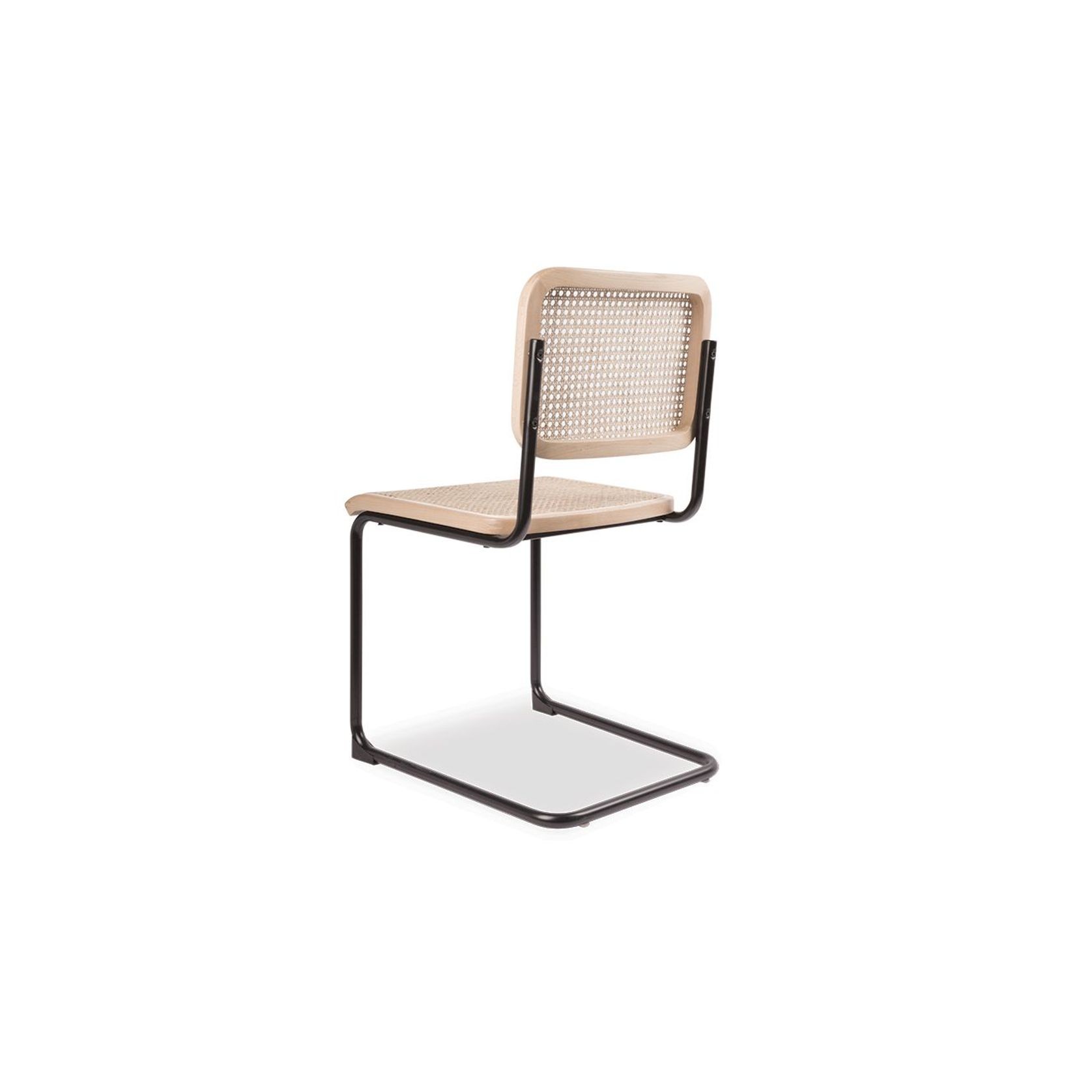 Calibre Chair - Black with Natural Cane gallery detail image
