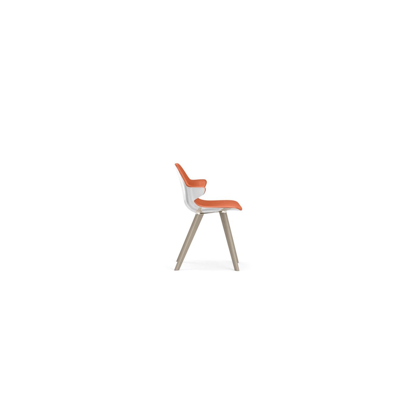 Chistera Dining Armchair - Glossy Polished Shell gallery detail image