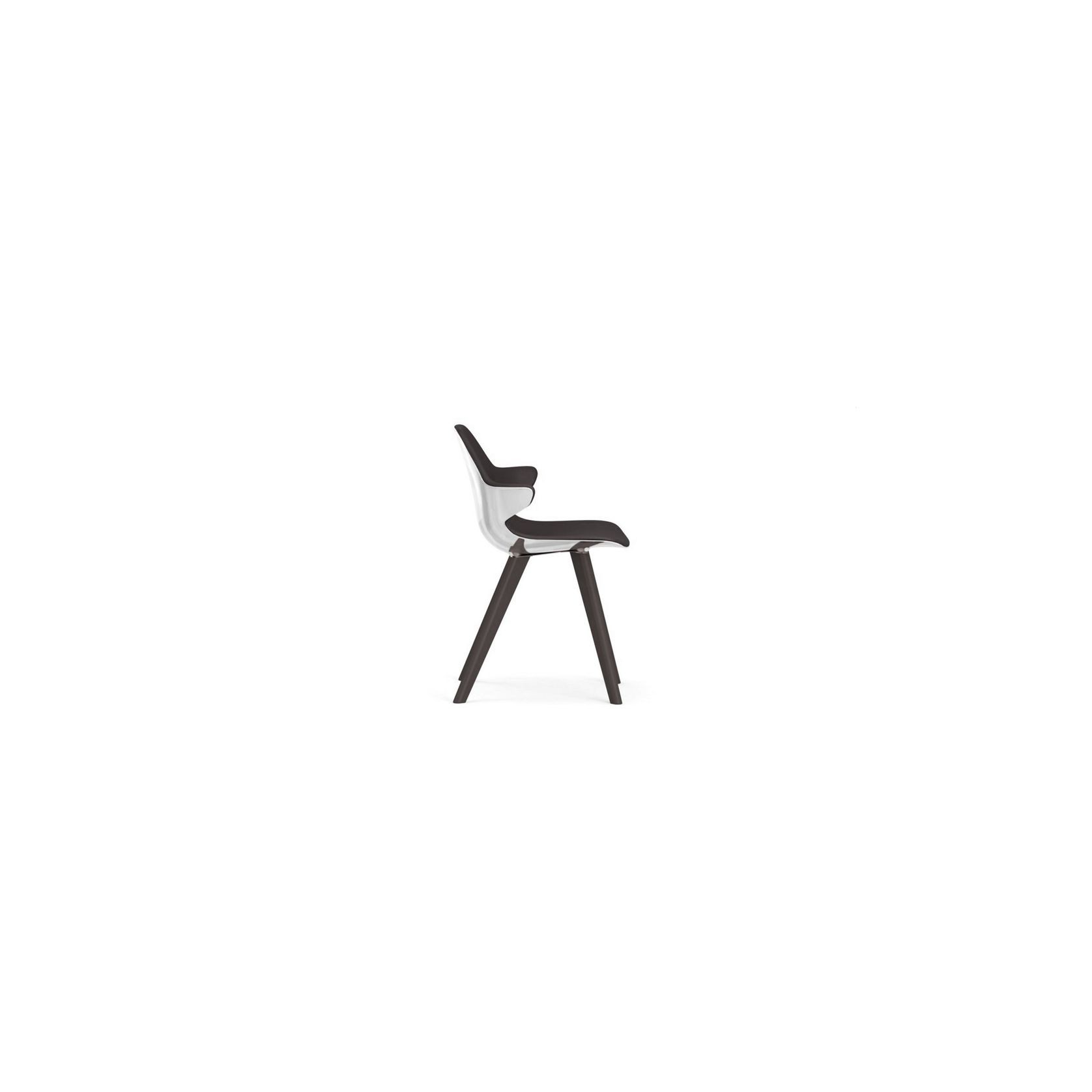 Chistera Dining Armchair - Glossy Polished Shell gallery detail image