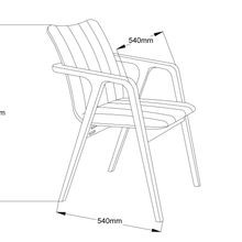 Elm 9PCE Hardwood Dining Set | Walnut & Black Fabric gallery detail image