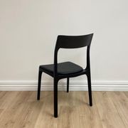 Peyton Dining Chair | Black / Black gallery detail image