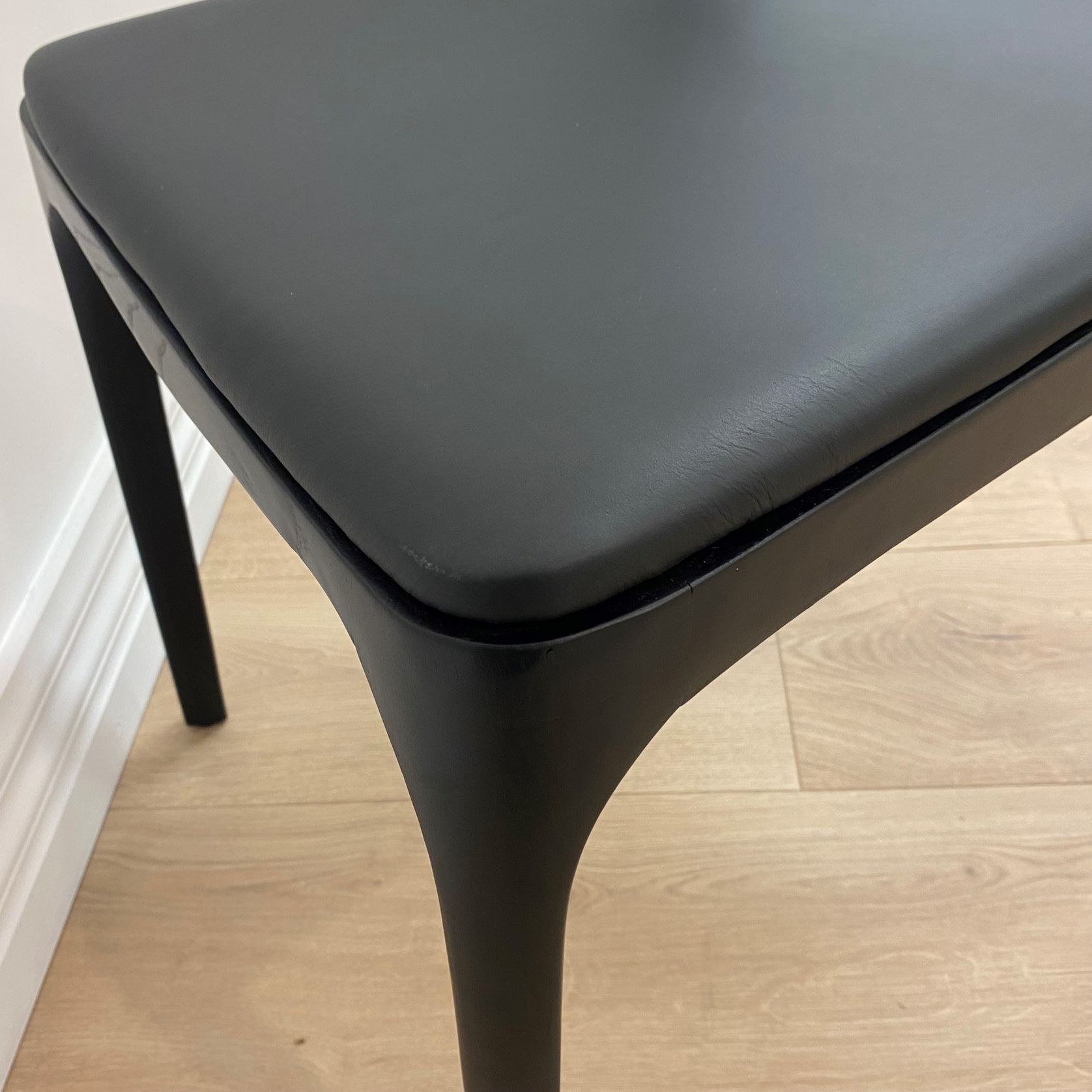 Peyton Dining Chair | Black / Black gallery detail image