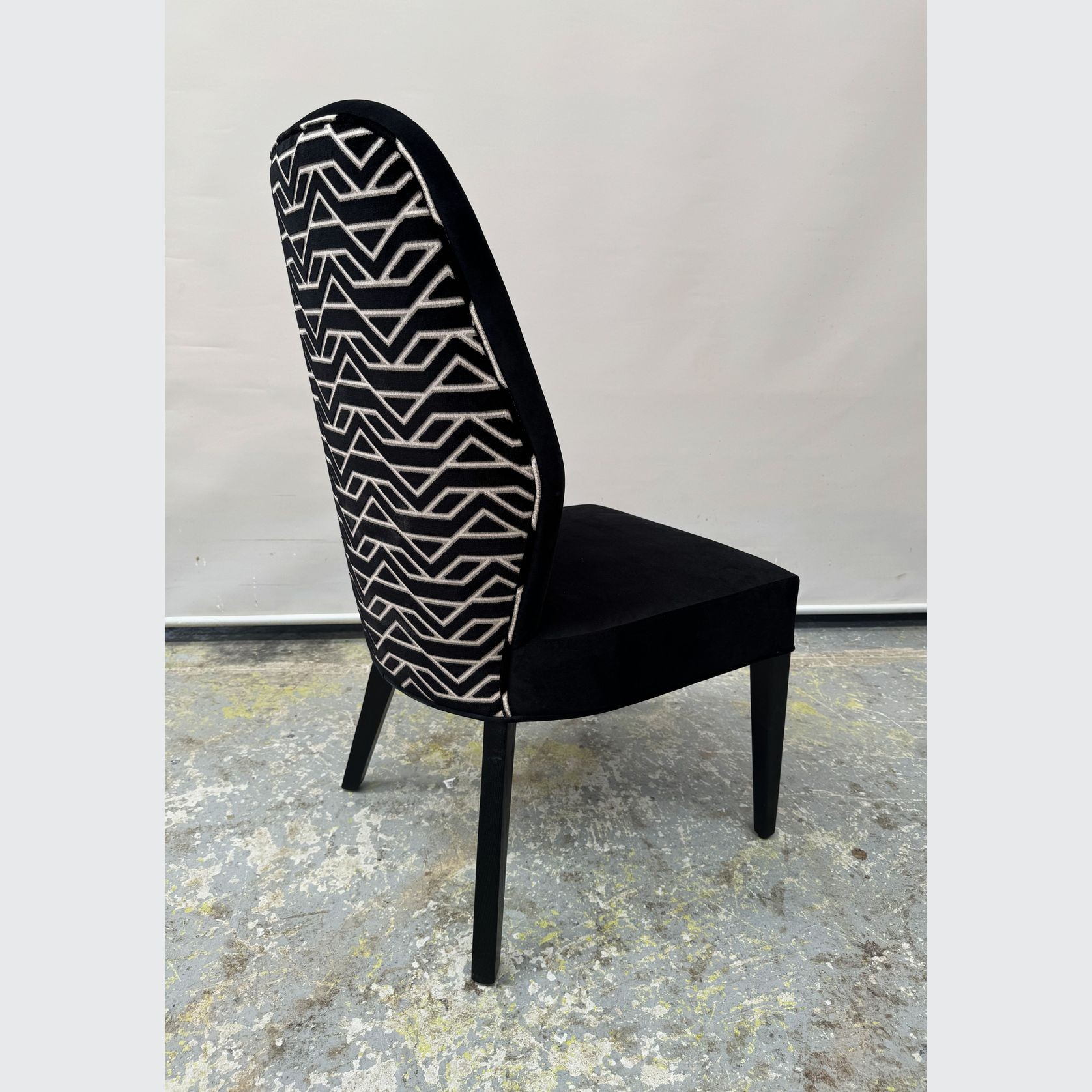 Mid Century Modern High Back Chair gallery detail image