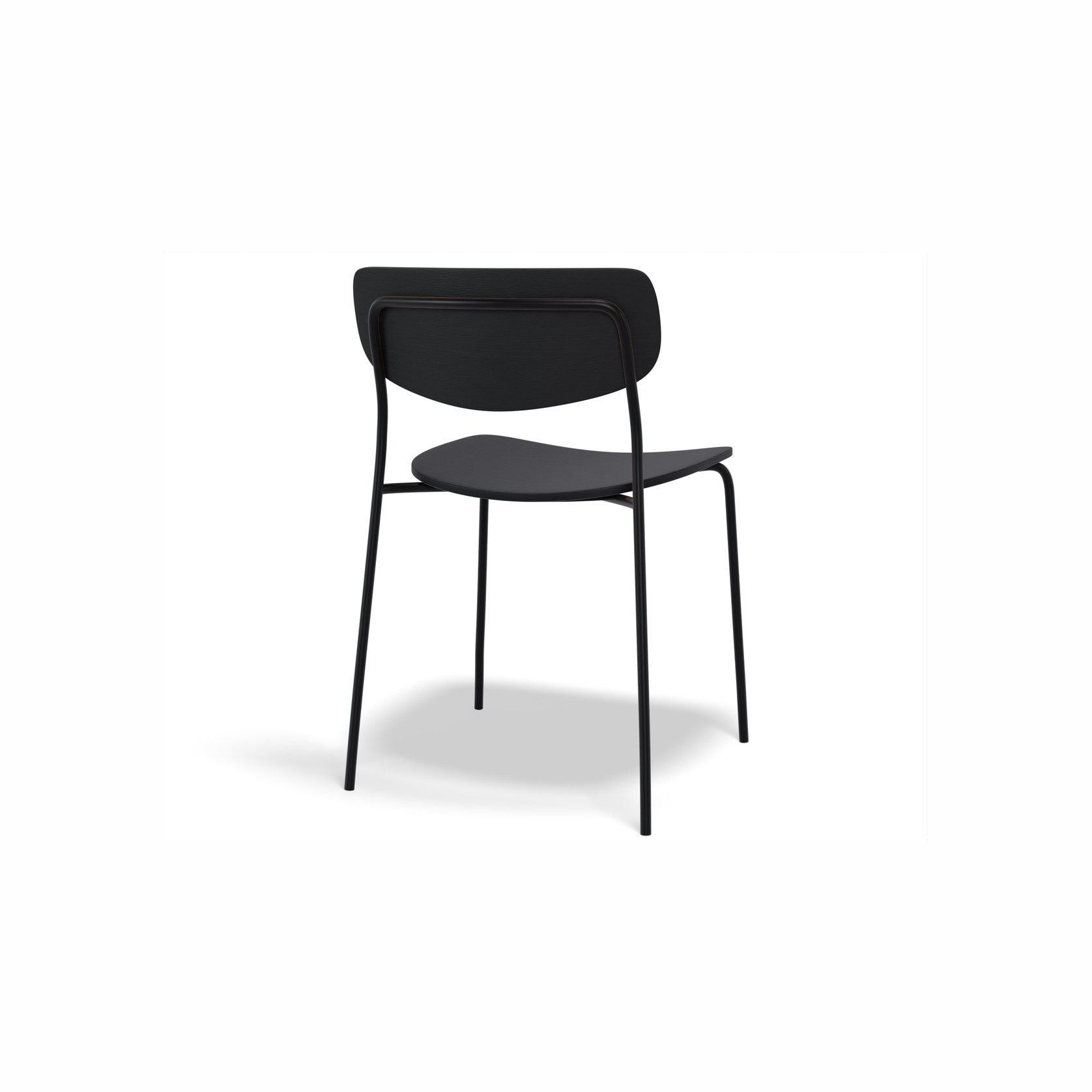 Rylie Chair - Black Stained Ash Seat and Backrest gallery detail image