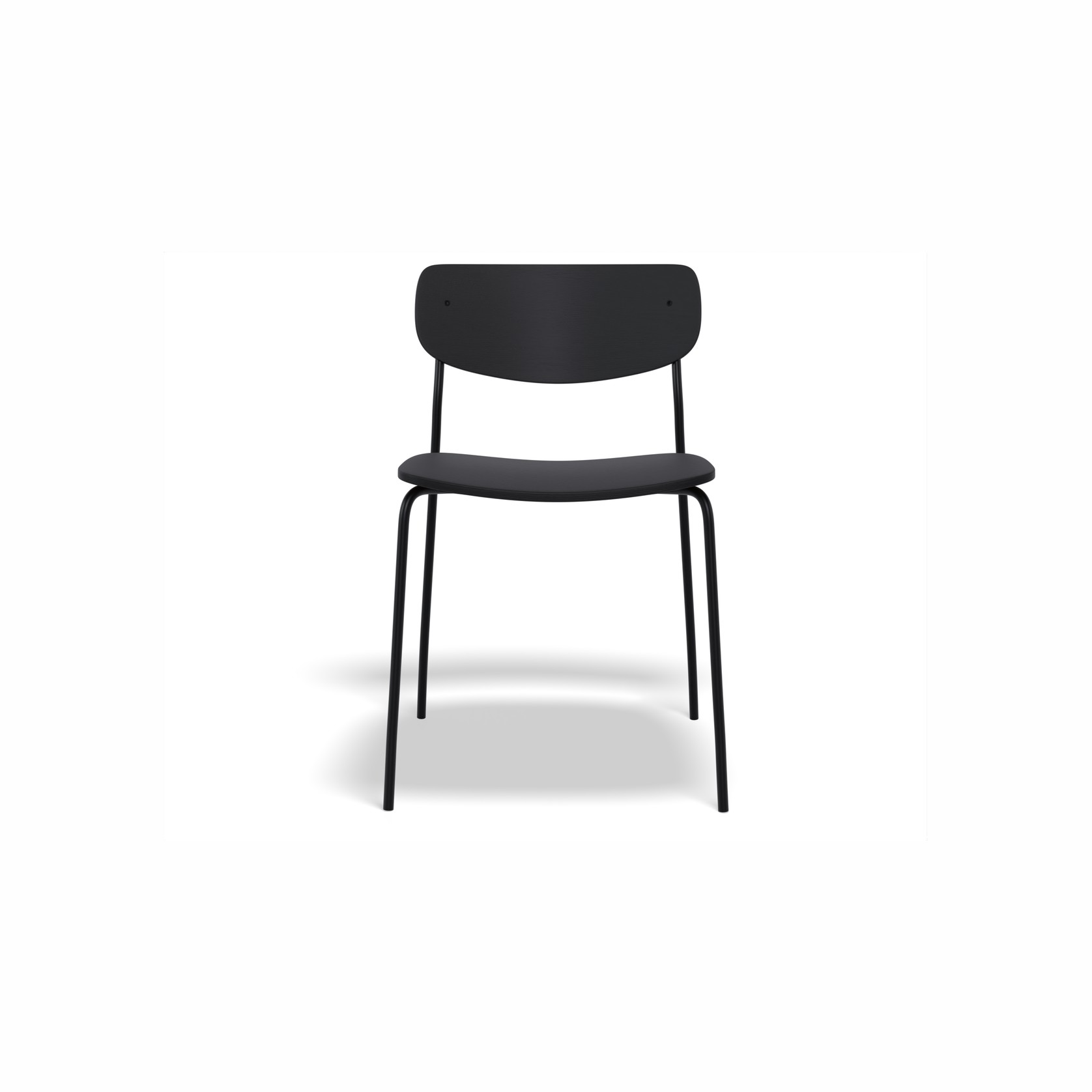 Rylie Chair - Black Stained Ash Seat and Backrest gallery detail image