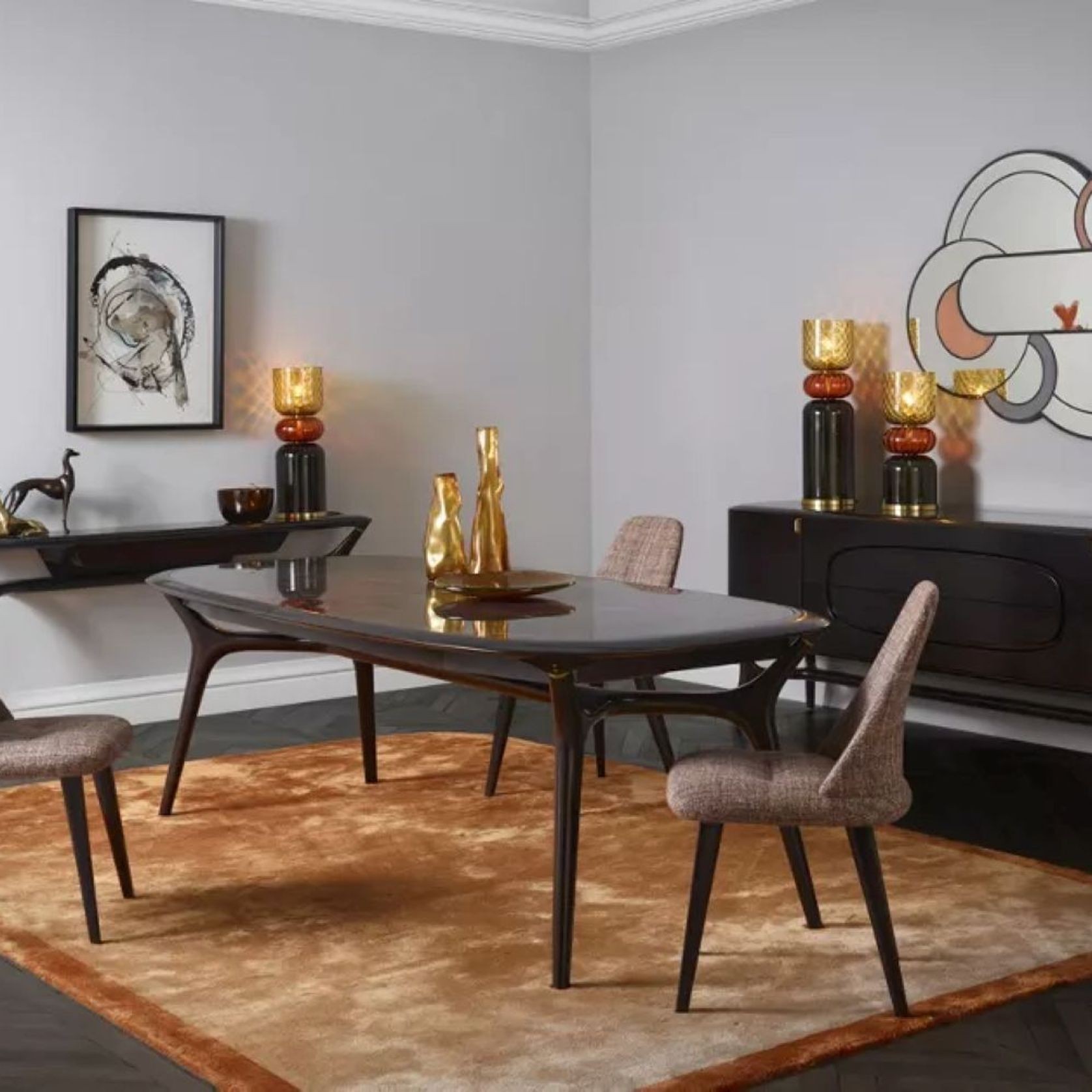 Winch Swivel Dining Chair gallery detail image