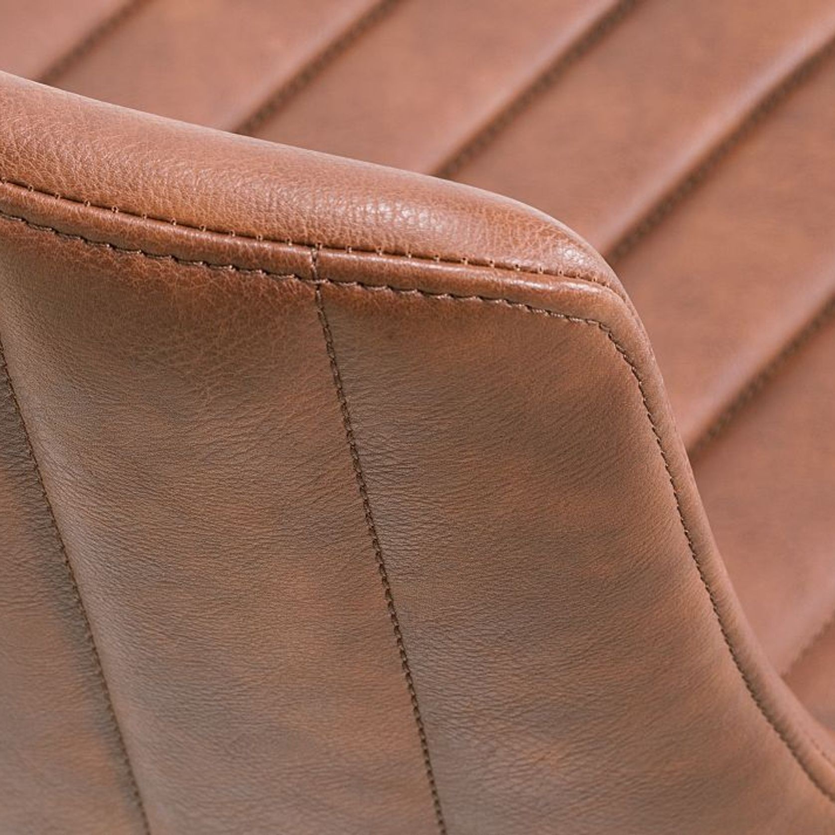 Andorra Dining Chair Vintage Tan Seat gallery detail image